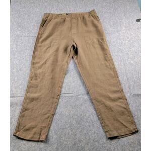 Todd Snyder Linen Beach Pant size Tall XL Tan NWT $198 PA1109942